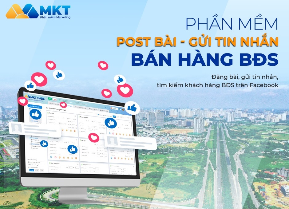 Phần mềm comment facebook MKT BĐS