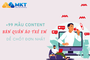 Mẫu content bán quần áo trẻ em