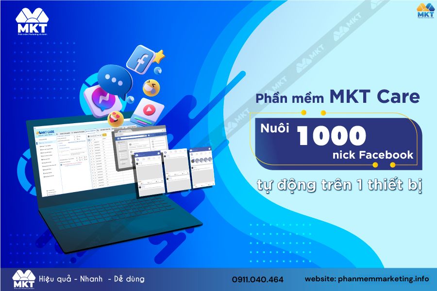 Phần mềm chăm sóc tài khoản facebook