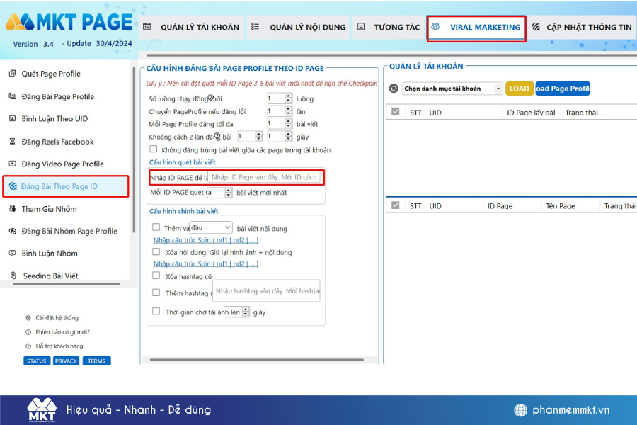 cách đăng bài 1 lúc nhiều Fanpage