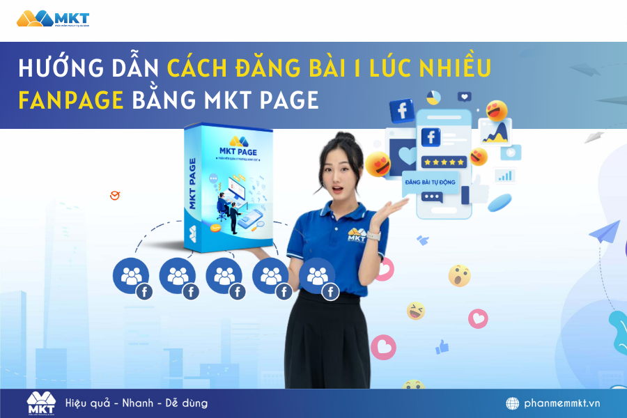 cách đăng bài 1 lúc nhiều Fanpage