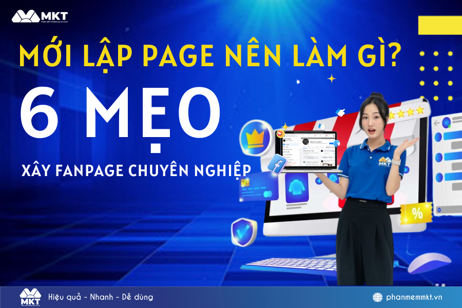 mới lập page nên làm gì