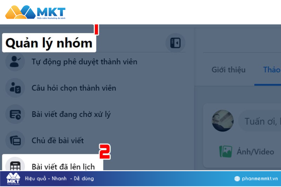 Cách lên lịch đăng bài trên page