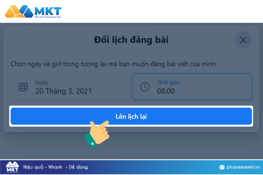 Cách lên lịch đăng bài trên pageCách lên lịch đăng bài trên page