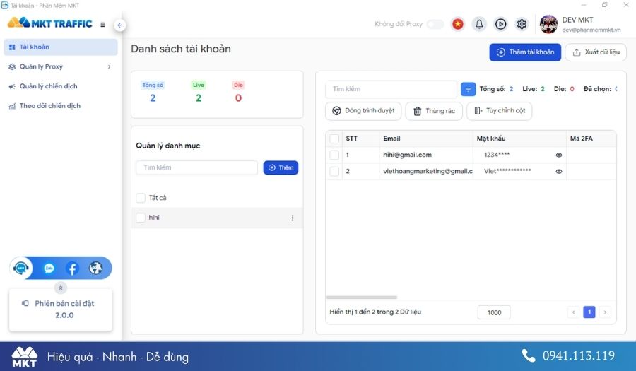 Phần mềm kéo traffic website
