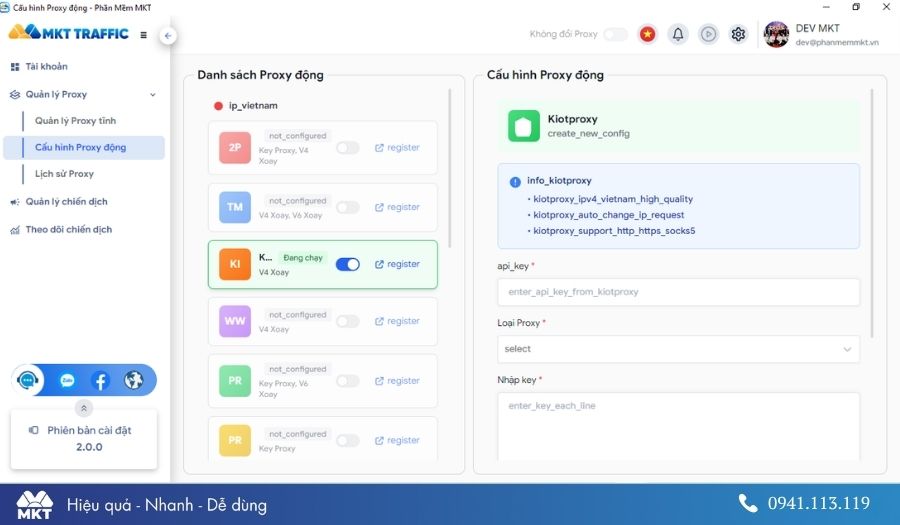Phần mềm kéo traffic website